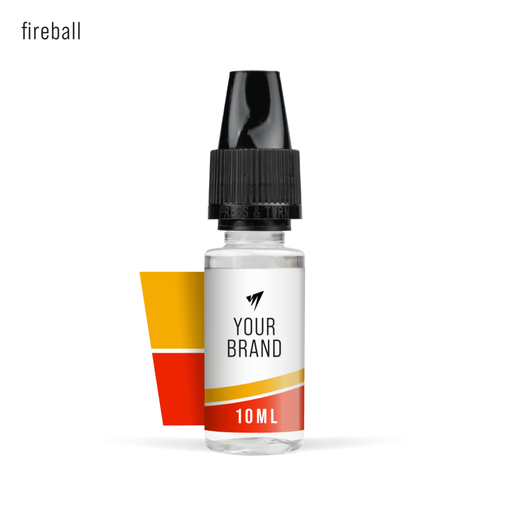 Premium White Label E-Liquid 10ml | Fireball | Custom Labels Premium White Label E-Liquid 10ml | Fireball | Custom Labels